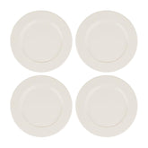Bonna China Banquet dia.8.25"  Round Warm White Porcelain Plate (Set of 4)
